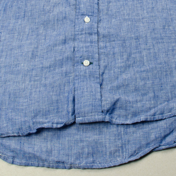 Gitman Vintage - Linen Chambray Shirt - Blue