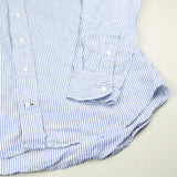 Gitman Vintage - Linen Shirt - Navy Stripes