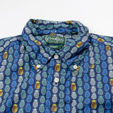 Gitman Vintage - Pina Among The Pines Short-sleeve Shirt  - Pineapple Navy Print