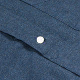 Gitman Vintage - Portuguese Flannel Shirt - Cadet (Grey/Blue)