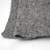 Hikaru Noguchi - Soft Tweed Garter Stitch Scarf - Grey
