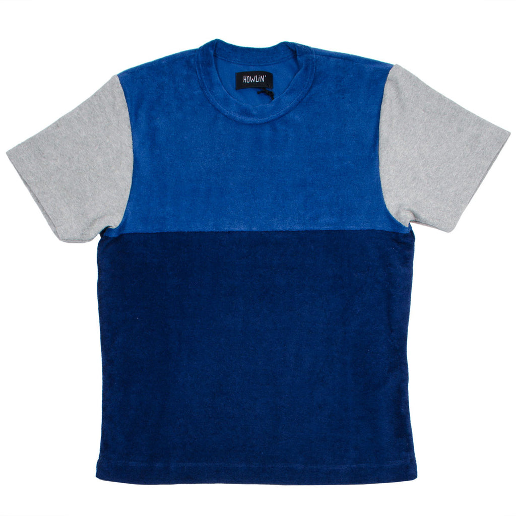 Howlin' - Sunforest Towel T-shirt - Combi B (Navy/Blue/Grey)