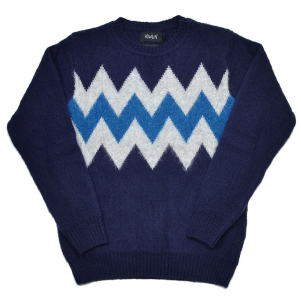 Howlin' - Wild Safari Wool Sweater - Navy