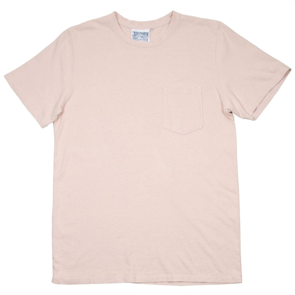 Jungmaven - Baja Pocket Hemp T-shirt 55/45 (7 oz) - Eraser Pink