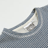 Jungmaven - Yarn-Dyed Crewneck Sweatshirt - New Blue Stripe