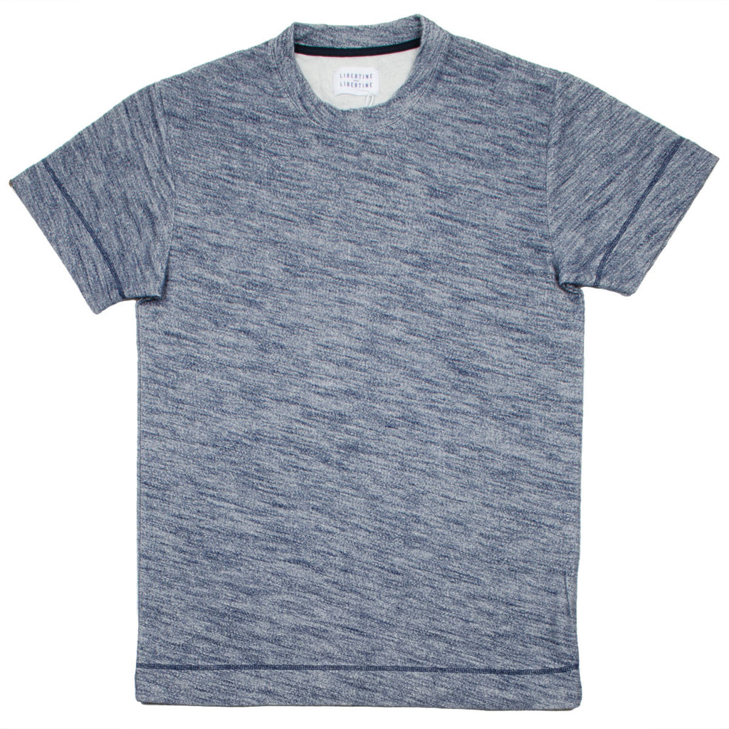 Libertine-Libertine - Action T-shirt Hold - Blue Melange