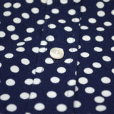 Libertine-Libertine - Hunter Shirt Sunset - Dark Navy with White Dots