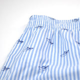 Libertine-Libertine Underwear - Striped Boats Woven Boxer - White / Navy