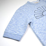 Libertine-Libertine - Sunrise Short-Sleeve Sweatshirt Mart – Blue