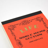 Life Stationery - Memo Book N40 (B7) - Red