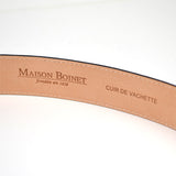 Maison Boinet - Classic Nappa Leather Belt - Navy