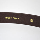 Maison Boinet - Slim Calf Leather Belt - Brown