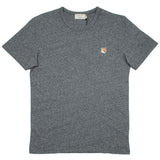 Maison Kitsuné - Fox Head Patch T-shirt - Black Melange