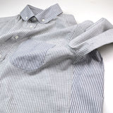 Maison Kitsuné - Irregular Stripes Dress Shirt - Grey Melange