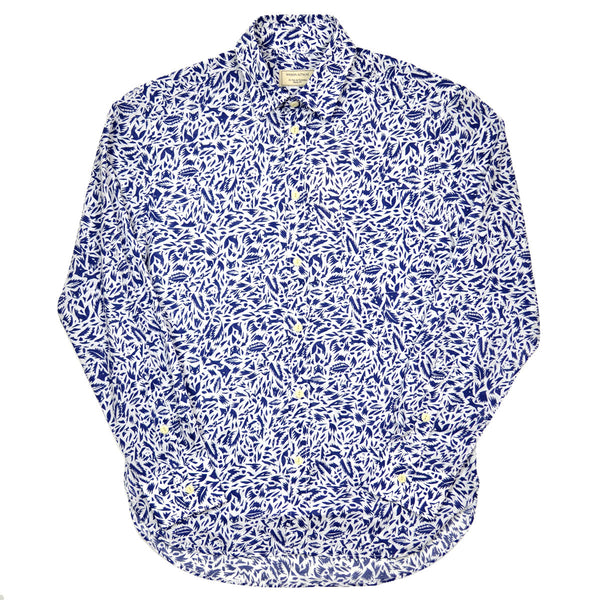 Maison Kitsuné - Jungle Fox Classic Printed Shirt - Navy