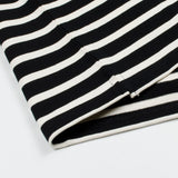 Maison Kitsuné - Marin Striped Polo Shirt - Black / Ecru