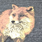 Maison Kitsune - Walking Fox Tee-Shirt - Dark Grey Melange