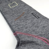 Marcomonde - Geometric Shapes Socks - Grey