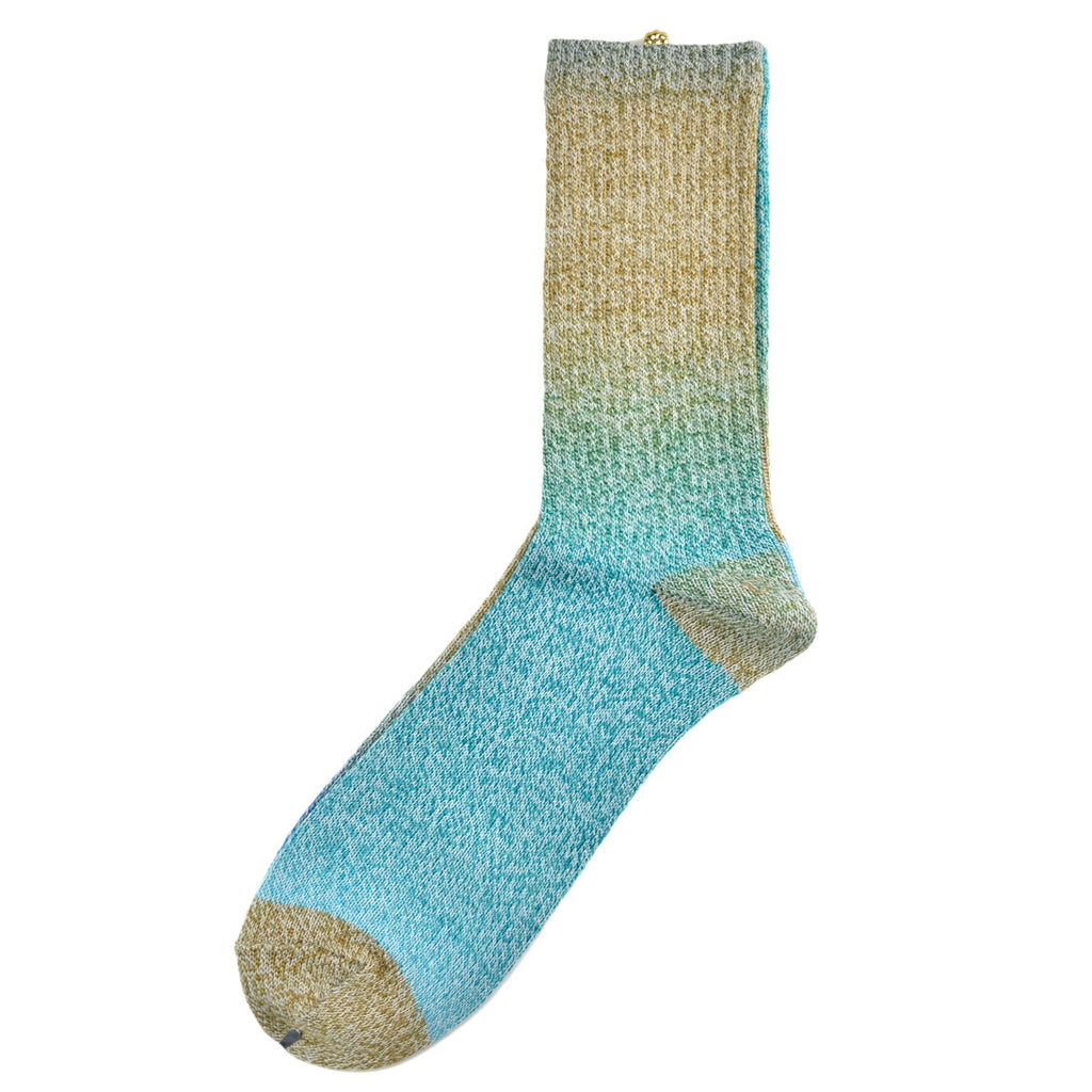 Marcomonde - Indigo Dyed Socks – Blue / Ivory