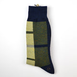 Marcomonde - Geometric Socks Wool - Navy