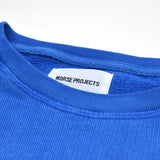 Norse Projects - Vorm Brushed Indigo Sweatshirt - California Blue