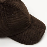 Norse Projects - 8 Wale Cord Sports Cap - Truffle