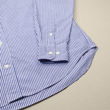 Norse Projects - Algot Poplin Shirt - Bengal Blue Stripe