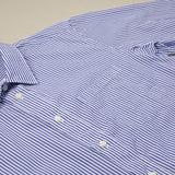 Norse Projects - Algot Poplin Shirt - Bengal Blue Stripe