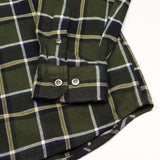 Norse Projects - Anton Brushed Flannel Shirt - Beech Green Check
