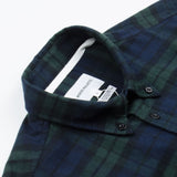 Norse Projects - Anton Brushed Flannel Check - Black Watch Check