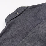 Norse Projects - Anton Brushed Flannel Shirt - Magnet Grey