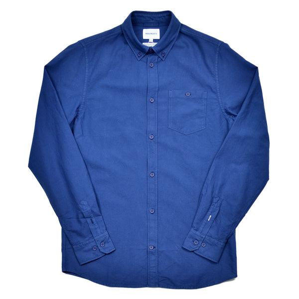 Norse Projects - Anton Oxford Overdyed Shirt - Indigo