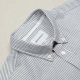 Norse Projects - Anton Oxford Shirt - Magnet Grey Stripe