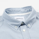 Norse Projects - Anton Oxford Shirt - Marginal Blue Stripes