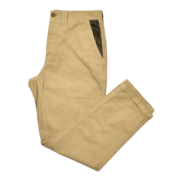 Norse Projects - Aros Cropped Dry Canvas Chinos – Khaki (Beige)