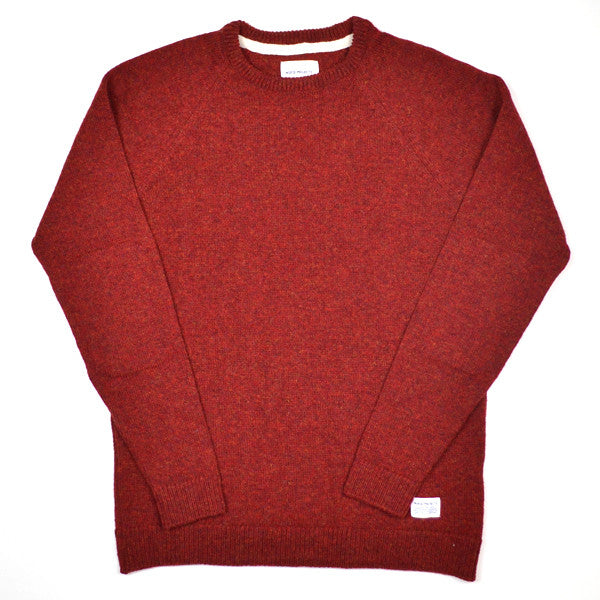 Norse Projects - Binir Shetland Sweater - Burnt Havtorn