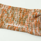 Norse Projects - Bjarki Blend Socks - Oxide Orange