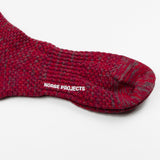 Norse Projects - Bjarki Blend Socks - Red Clay