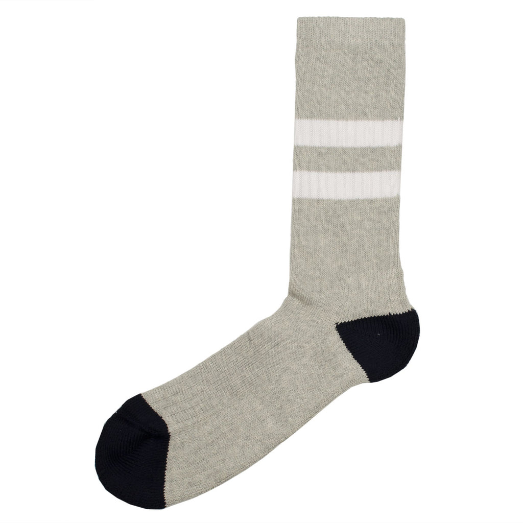 Norse Projects - Bjarki Cotton Sport Socks - Light Grey Melange
