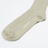 Norse Projects - Bjarki Texture Socks - Oatmeal