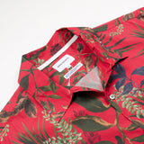 Norse Projects - Carsten Print Hawaiian Shirt - Askja Red