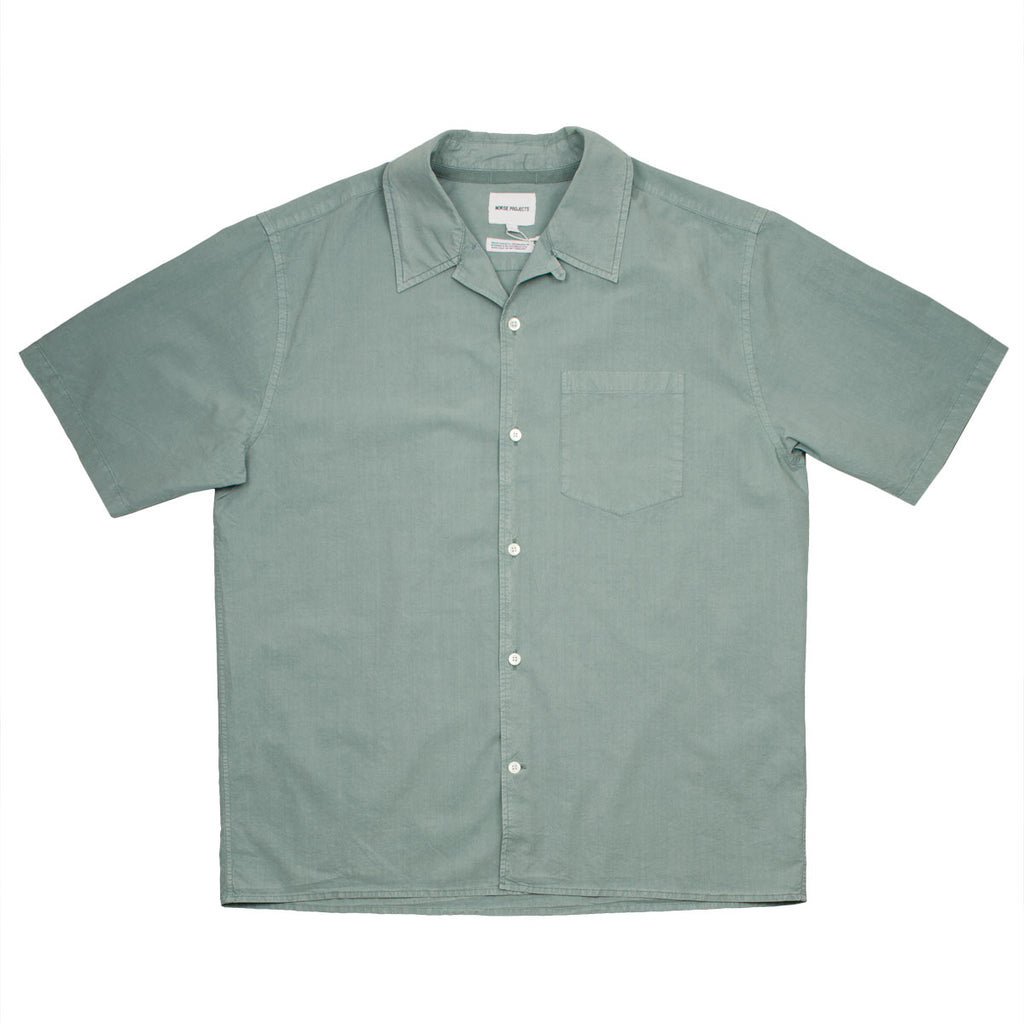 Norse Projects - Carsten Tencel Shirt - Mineral Blue