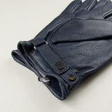 Norse Projects x Hestra - Salen Leather Gloves - Navy