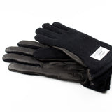 Norse Projects x Hestra - Svante Wool / Leather Gloves - Black