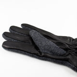 Norse Projects x Hestra - Svante Wool / Leather Gloves - Charcoal