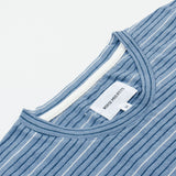 Norse Projects - James Fine Stripe T-shirt - White / Navy