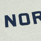 Norse Projects - James Mouliné Norse Print T-shirt - Ecru Mélangé