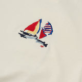 Norse Projects - Johannes Boat Embroidery T-shirt - Ecru