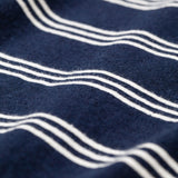 Norse Projects - Johannes Cotton Linen Stripe T-shirt - Dark Navy