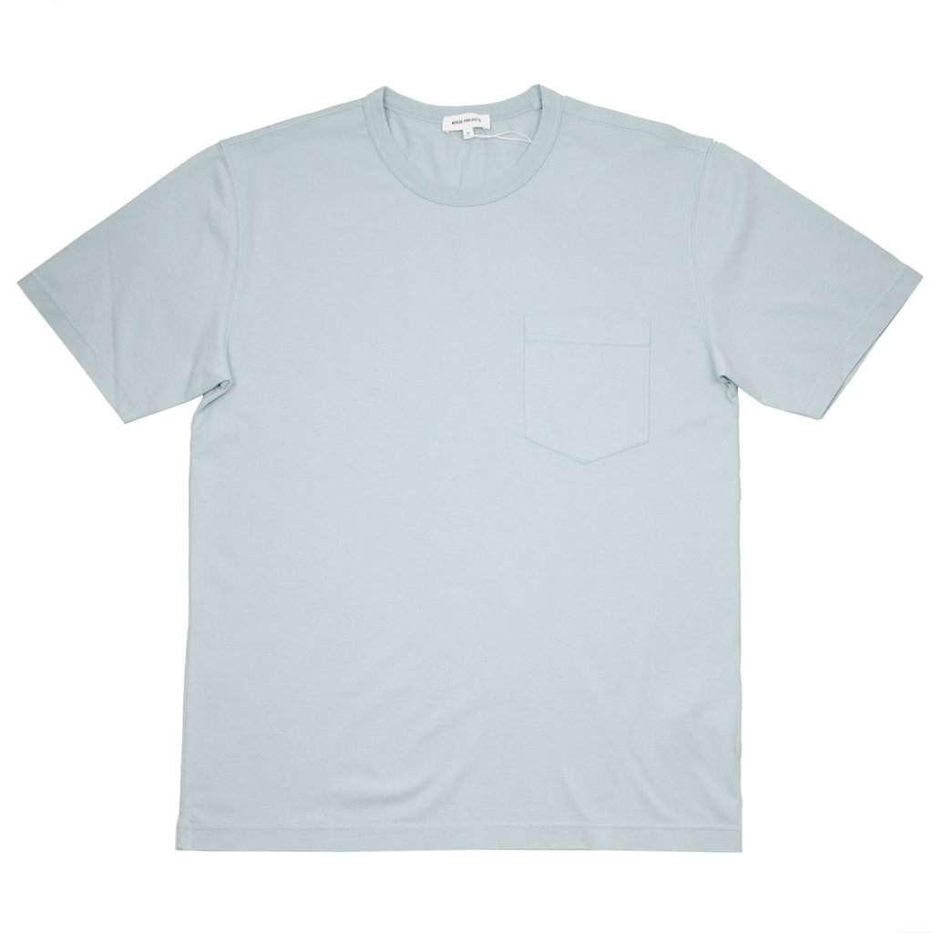 Norse Projects - Johannes GMD Pocket T-shirt - Silver Blue